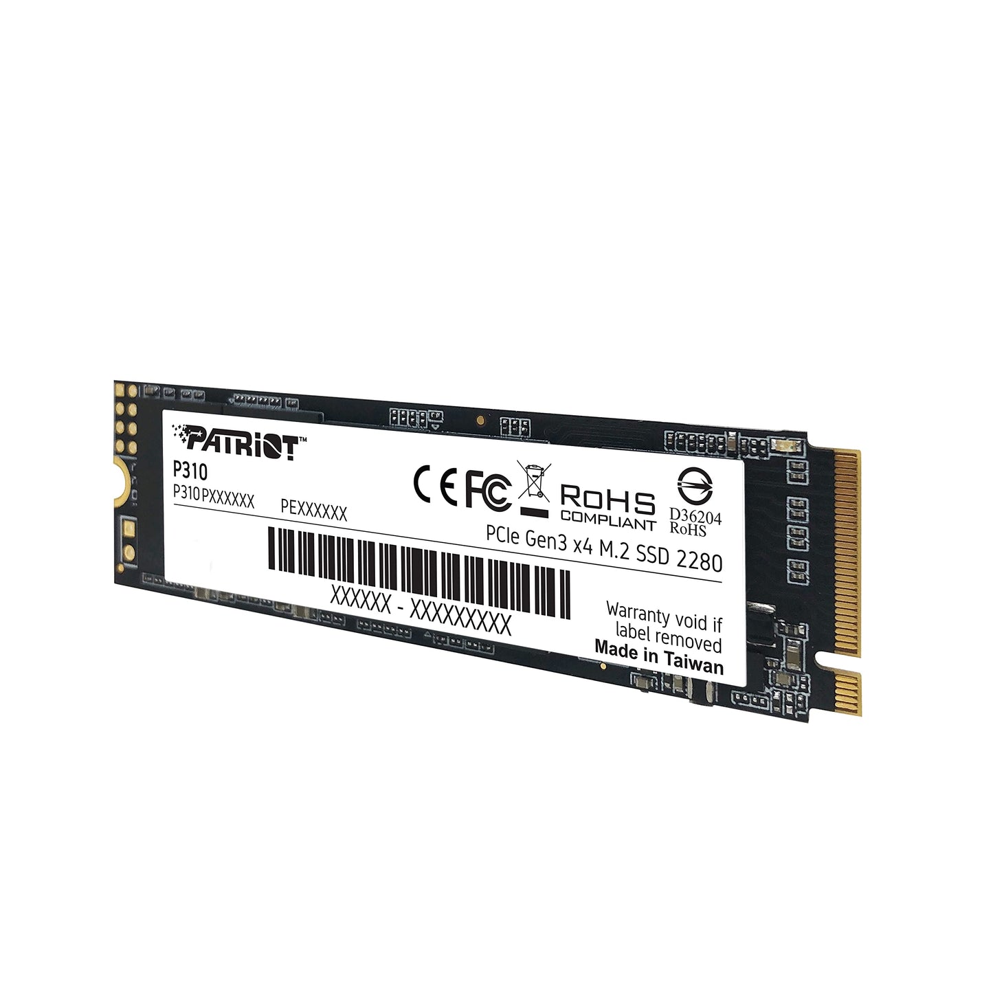 Patriot Memory P310 240GB Internal SSD NVMe PCIe M.2 Gen3 x 4 Low Power Consumption Solid State Drive P310P240GM28