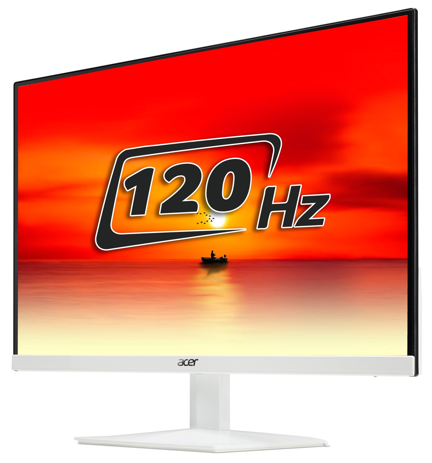 Acer HA270 G 27 Inch Full HD IPS Ultra-Thin (6.6mm) Backlight LED LCD Monitor I Rapid 120Hz Refresh Rate I 1 MS VRB Response I AMD Free Sync I 1xHDMI 1xVGA I Stereo Speakers I Eye Care I White