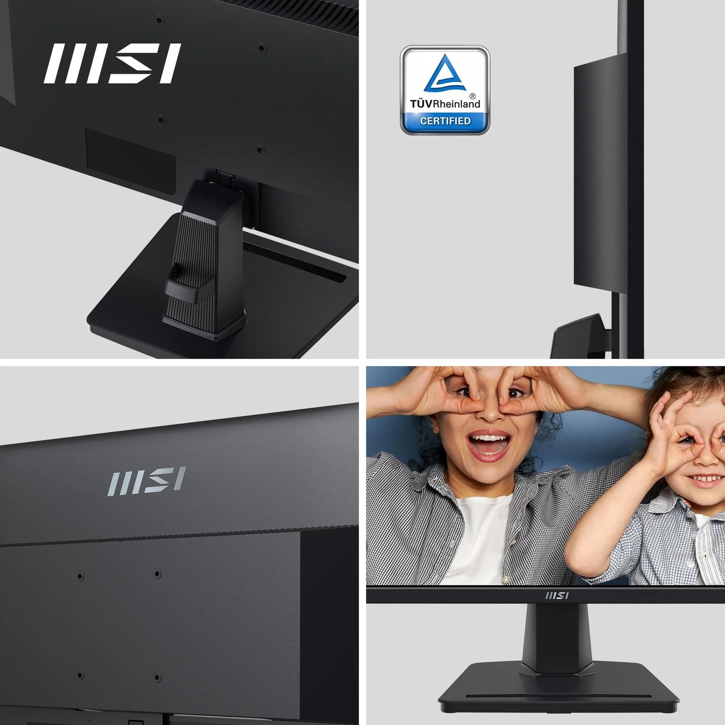 MSI PRO MP275 27 Inch Full HD Office Monitor - 1920 x 1080 IPS Panel, 100 Hz, Eye-Friendly Screen, Built-in Speakers, Tilt-Adjustable - HDMI 1.4b, D-Sub (VGA)