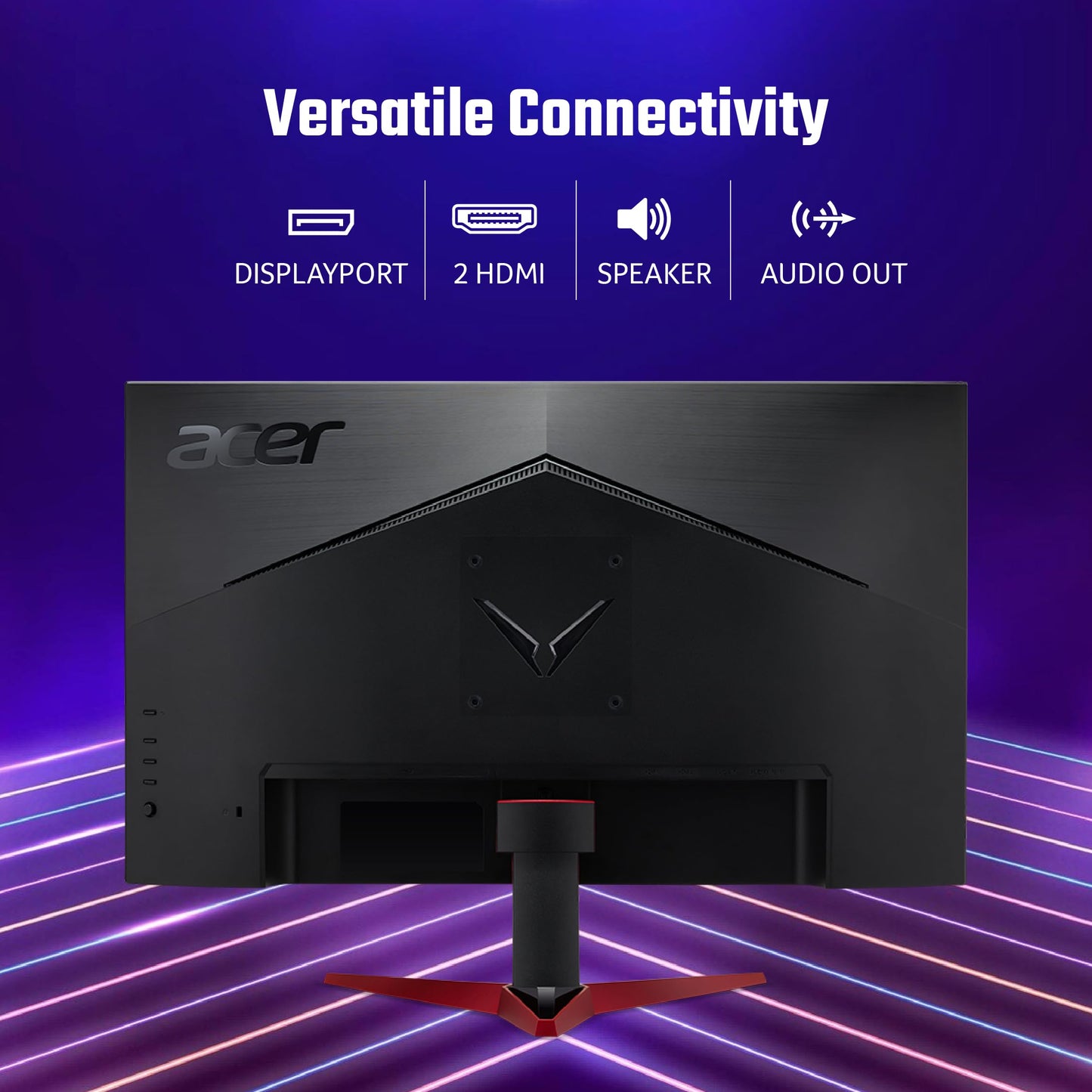 Acer Nitro VG270 M3 27 Inch Full HD Monitor with LED Backlight IPS Gaming I 0.5 Ms Response I 180Hz Refresh Rate I SRGB 99%, HDR 10 I 2xHDMI, 1xDP I Stereo Speakers I AMD Radeon Free Sync (Black)