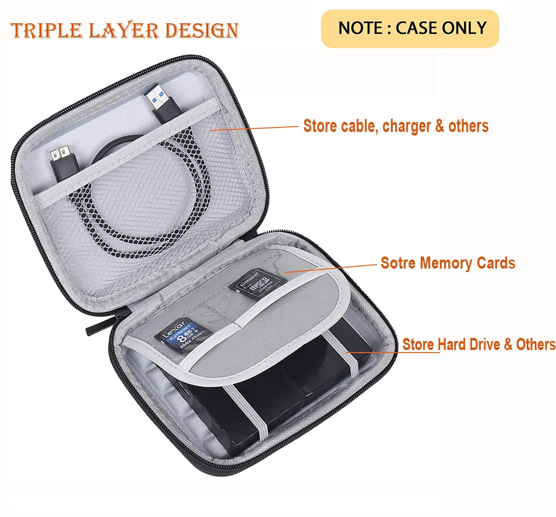 Stealodeal Extra Protected 2.5 Inch Hard Disk Case Cover for Seagate, Toshiba, WD, Sony, Lenovo, HP & Hitachi