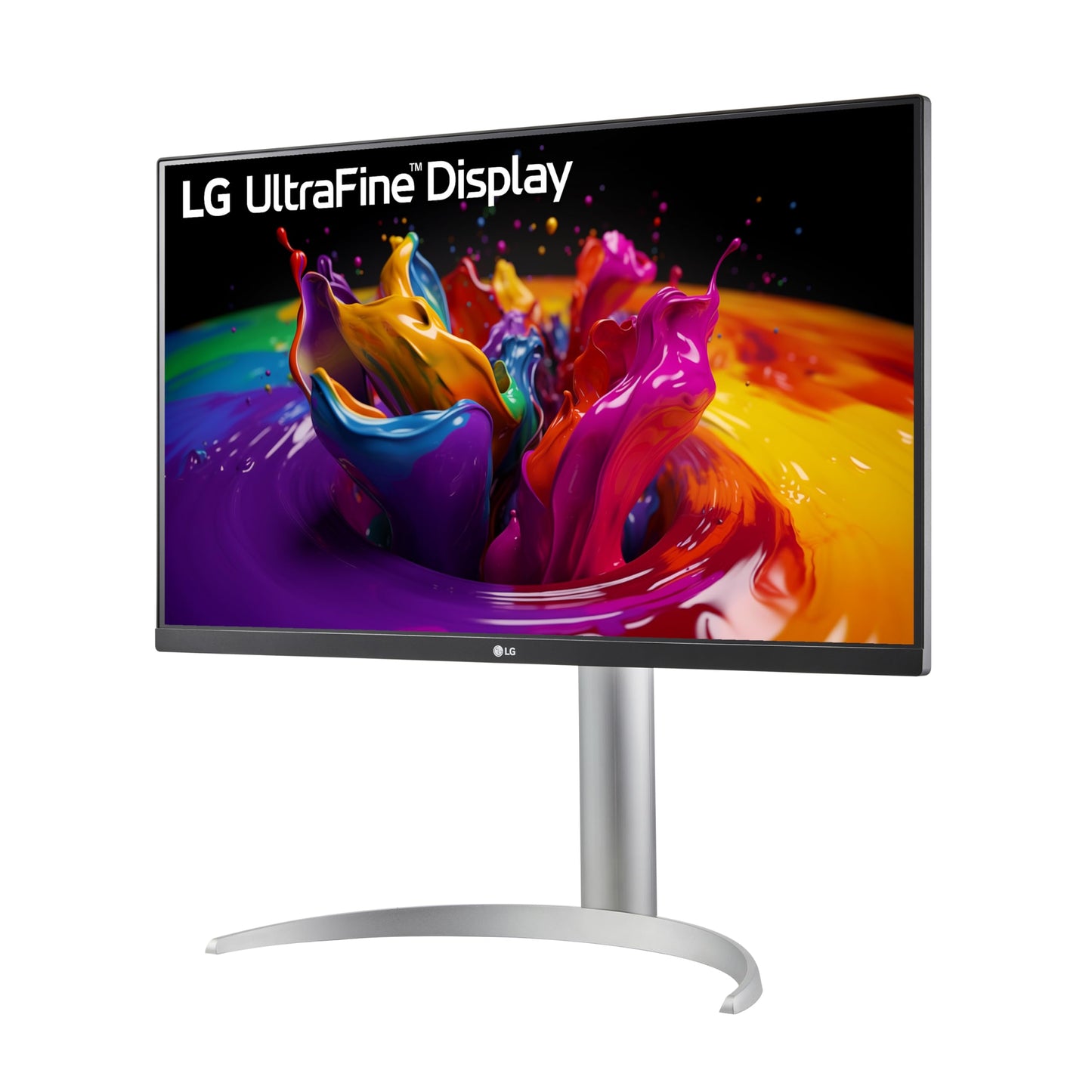 LG 27Up850-W Monitor 27 Inch Uhd (3840 X 2160) Ips Display, Vesa Displayhdr 400, Dci-P3 95% Color Gamut, Usb-C,3-Side Virtually Borderless Display, Height/Pivot/Tilt Adjustable Stand - Silver