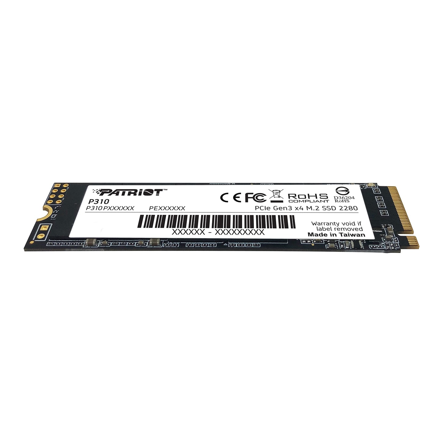 Patriot Memory P310 240GB Internal SSD NVMe PCIe M.2 Gen3 x 4 Low Power Consumption Solid State Drive P310P240GM28
