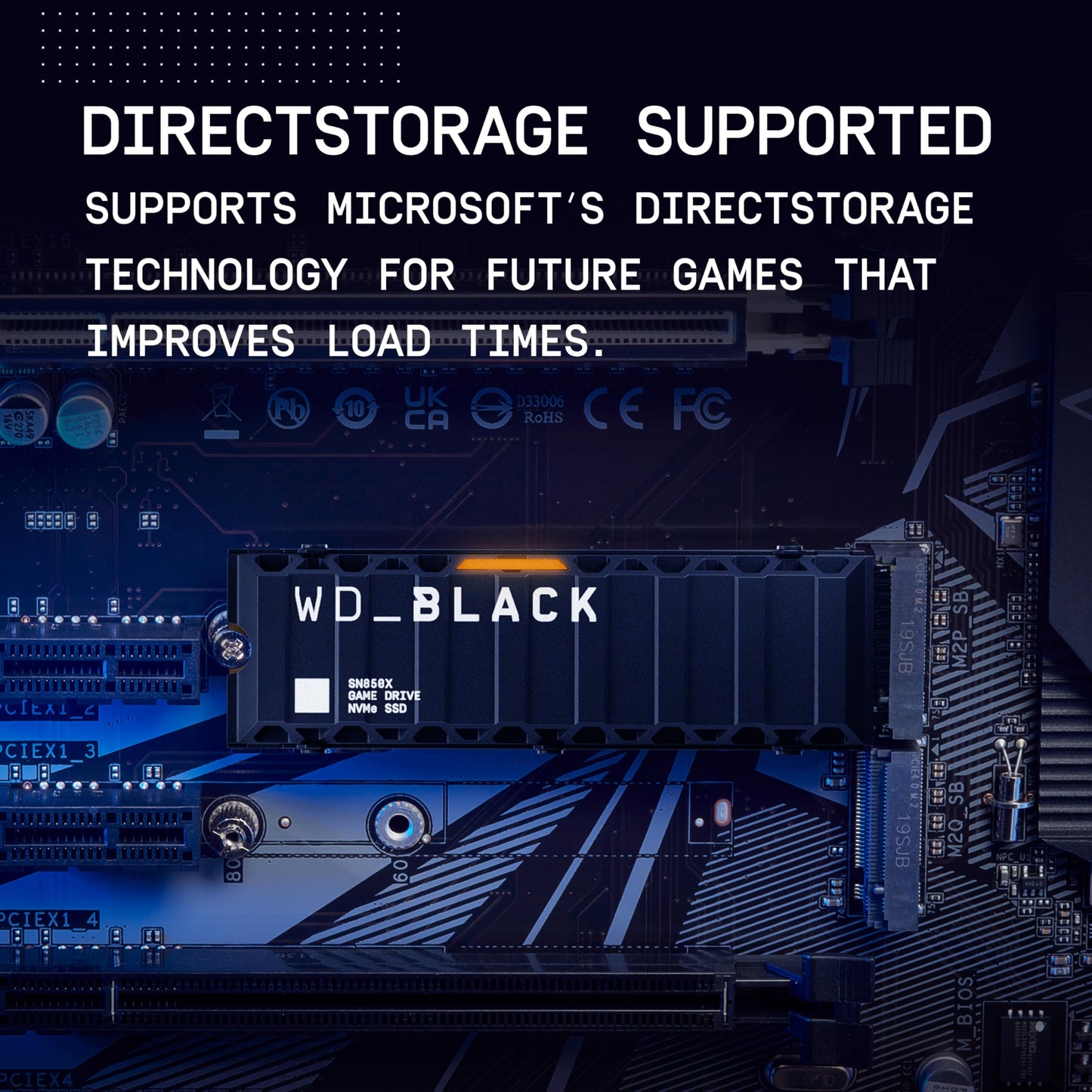 WD_BLACK SN850X NVMe™ SSD Gaming Storage with Heatsink, 4TB