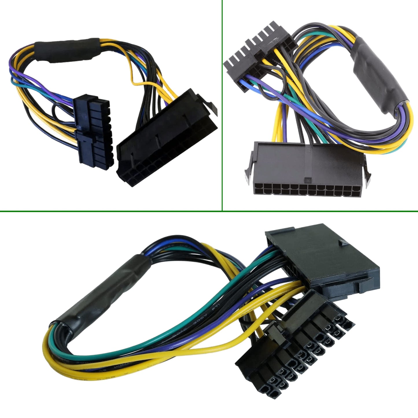Paruht ATX PSU 24 Pin to 18 Pin Power Supply Component for HP Z220 Z230 Z420 Z620 Workstation, IBM/Lenovo PCs, Motherboards C2418