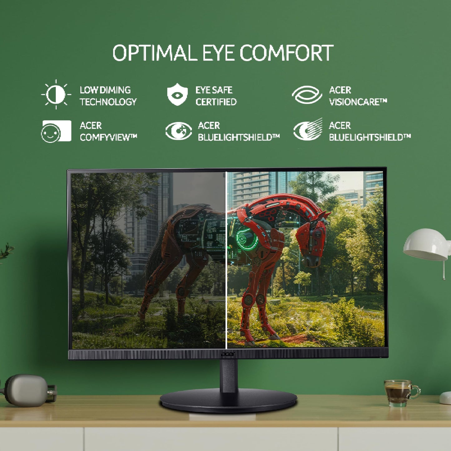 Acer CB272K 27 Inch UHD 4K 3840 X 2160 Pixels IPS Backlit LED LCD Monitor I HDR 10, Delta E<1, 350 Nits, 99% sRGB I Height Adjustable, Tilt & Pivot I 2 x HDMI, 1 x DP, Eye Safe Certified I Speakers