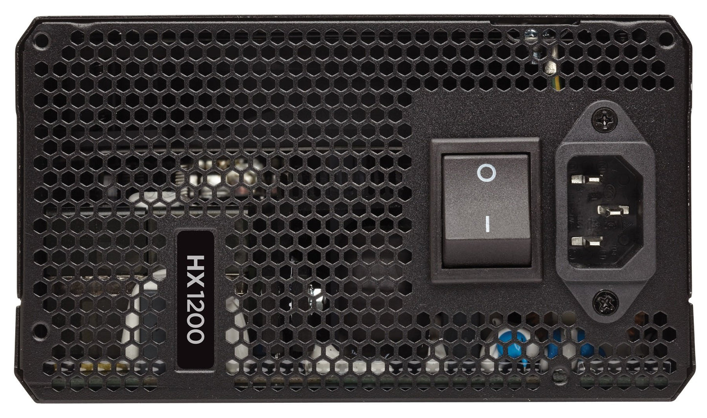 Corsair HX1200 1200 Watt 80+ Platinum Fully Modular PSU/Power Supply for PC - CP-9020140-UK (Black)
