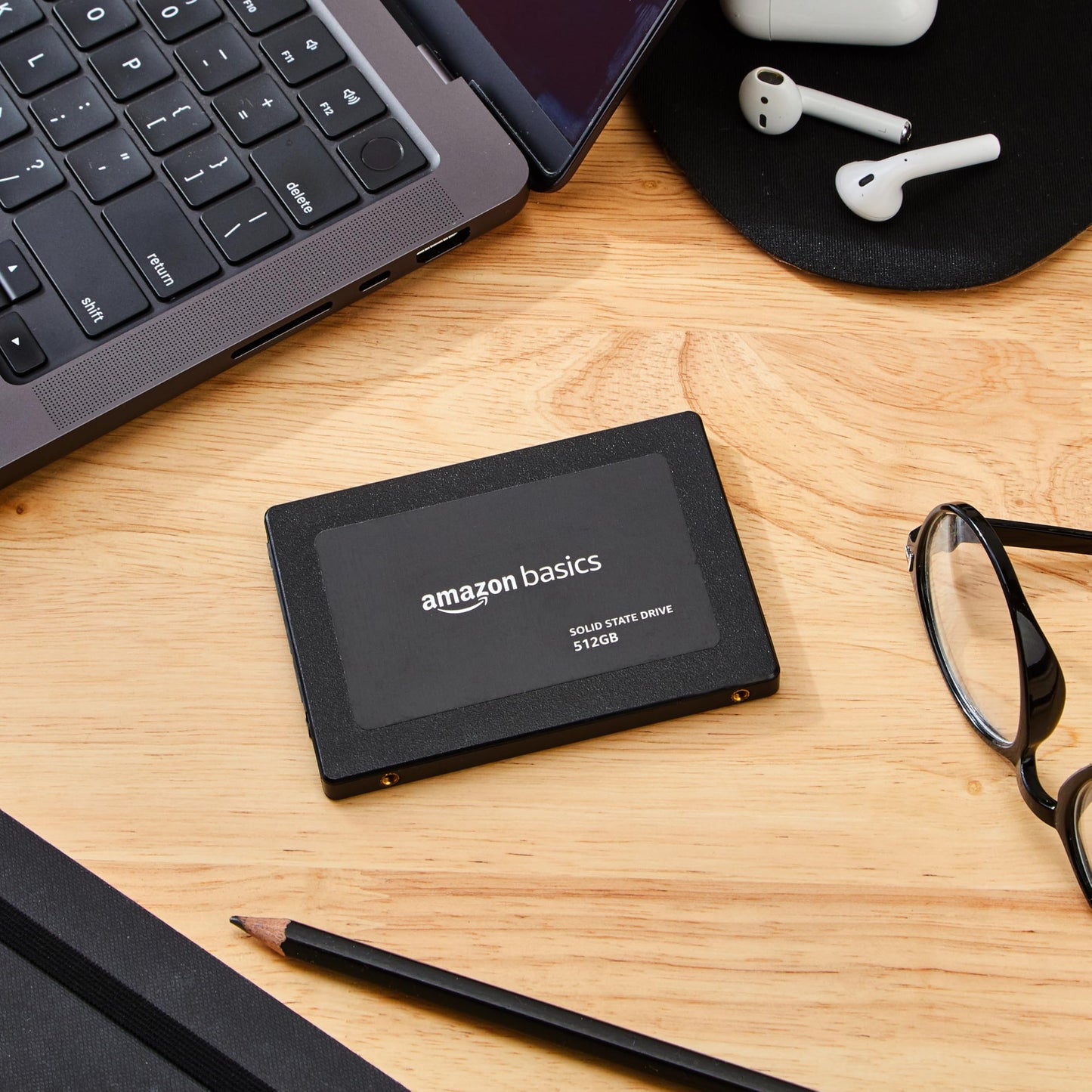 amazon basics 512 GB 2.5-inch SATA III Internal SSD | High Transfer Speeds | 3D NAND Flash Technology | Made in India | 5-Years Warranty (Solid State Drive)