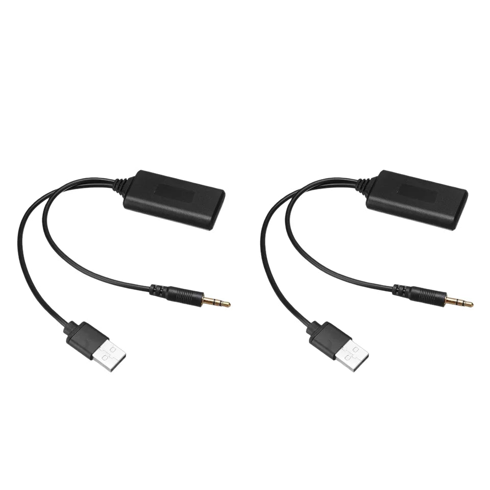 High Quality Universal Car 5V bluetooth Module Adapter Stereo Cable AUX-IN 3.5MM Jack Wireless Radio Adapter Aux USB