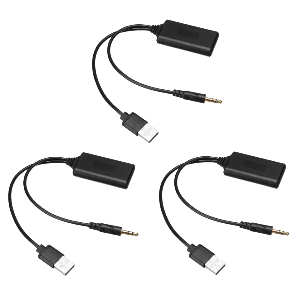 High Quality Universal Car 5V bluetooth Module Adapter Stereo Cable AUX-IN 3.5MM Jack Wireless Radio Adapter Aux USB