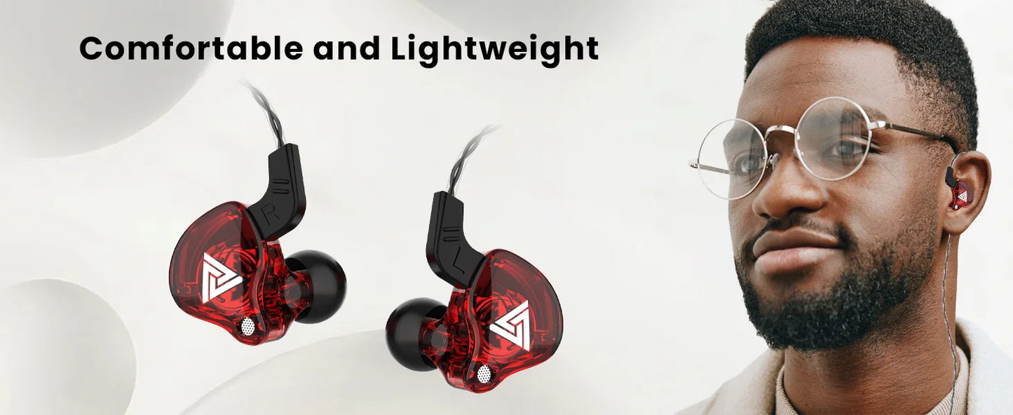 AK6 Gaming Earbuds with Mic Universal 3.5mm Jack HiFi Sport Headphones in Ear Earphones for Running Stereo Bass Music Headset