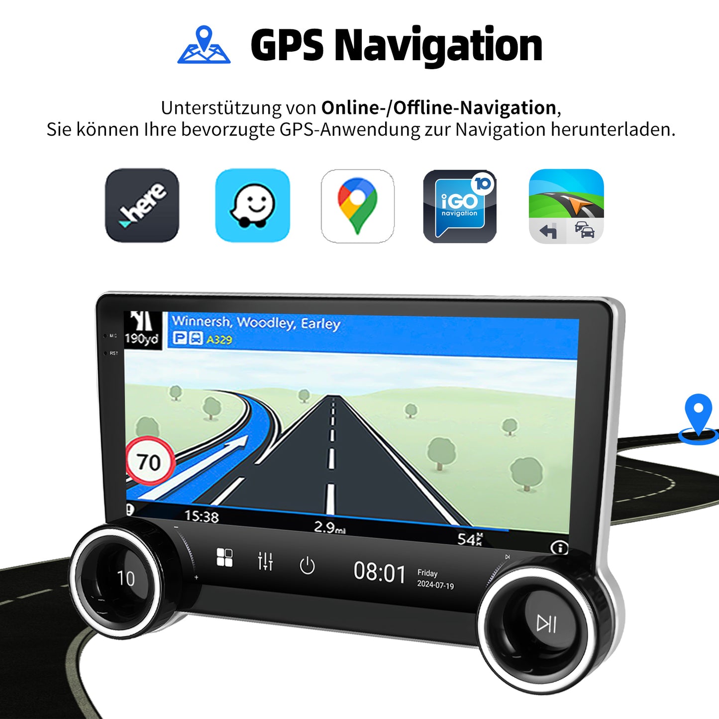 ESSGOO 2DIN Android 14 For Peugeot 408 RCZ 308 10-13 Car Radio Wireless Carplay Android Auto 10" Display GPS Navi WIFI FM RDS BT