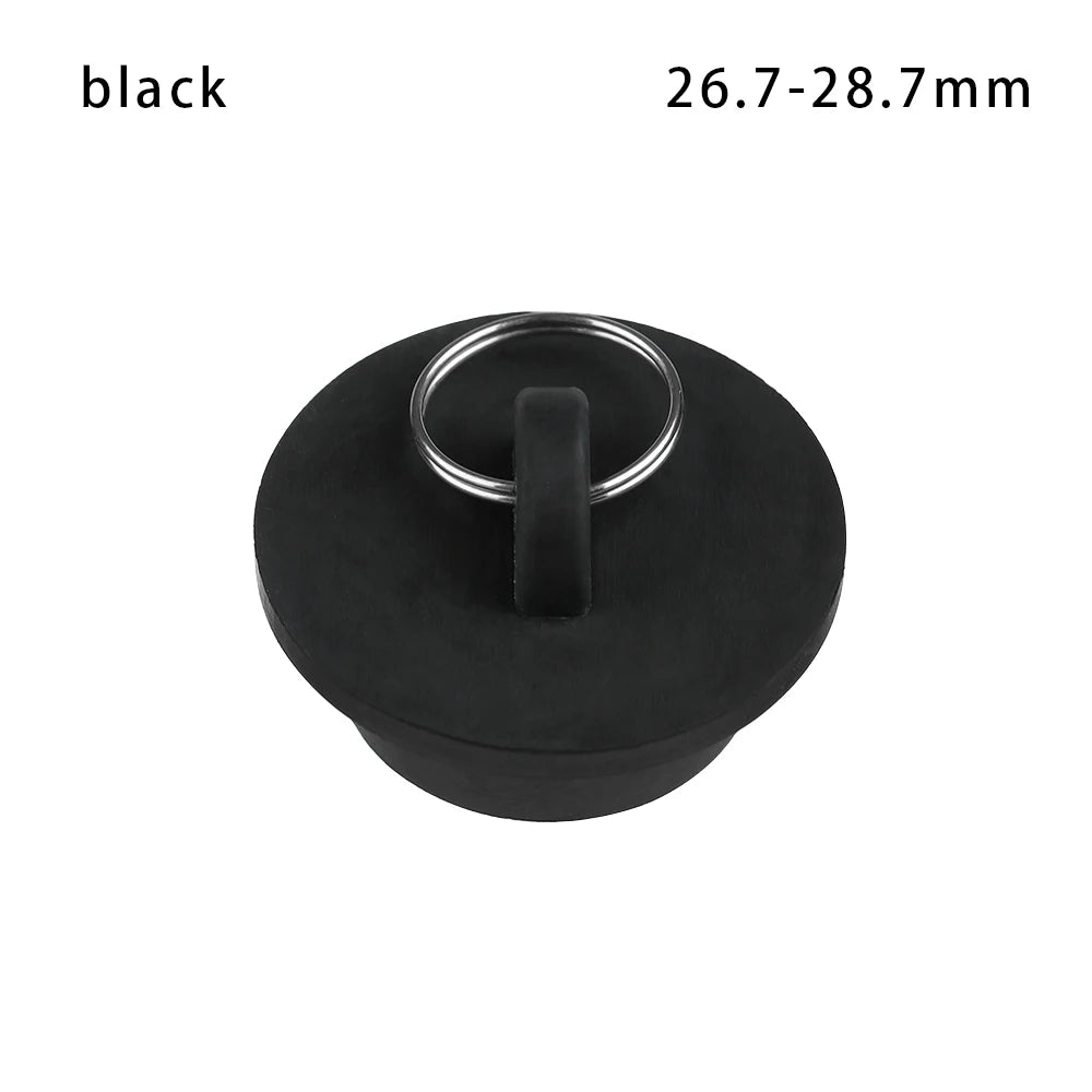 1PC Rubber Kitchen Bath Tub Sink Water Stopper Durable Floor Round Drain Plug Sink Bathtub Drainage Stopper Leakage-proof Plug