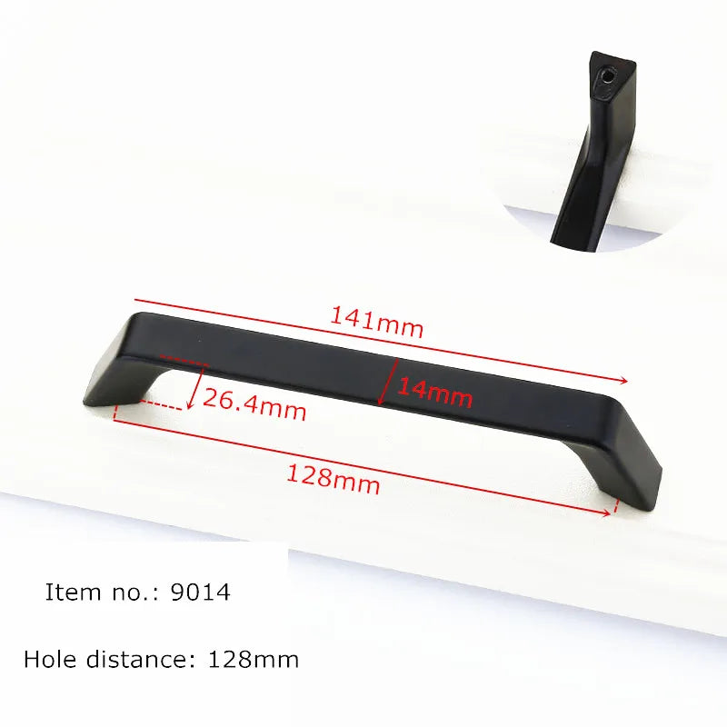 Black Handles for Furniture Cabinet Knobs and Handles Kitchen Handles Drawer Knobs Cabinet Pulls Cupboard Handles Knobs