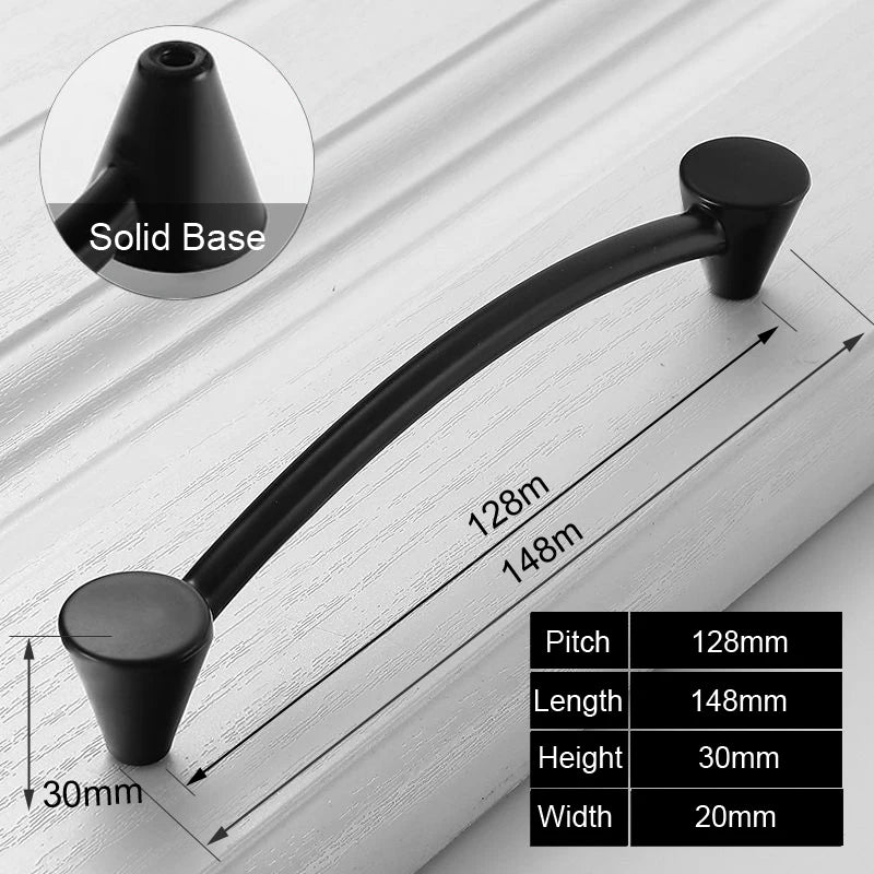 Black Handles for Furniture Cabinet Knobs And Handles Kitchen Handles Drawer Knobs Cabinet Pulls Cupboard Handles Knobs