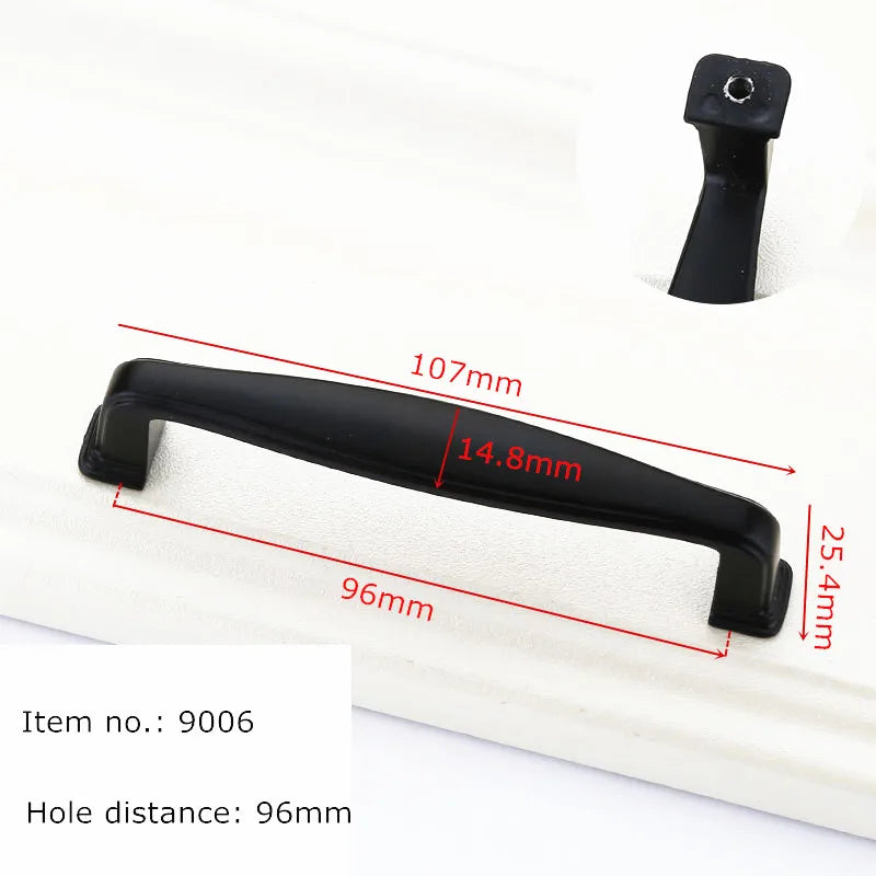 Black Handles for Furniture Cabinet Knobs and Handles Kitchen Handles Drawer Knobs Cabinet Pulls Cupboard Handles Knobs