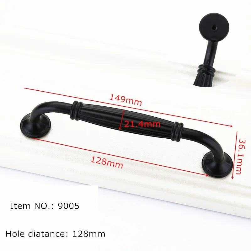 Black Handles for Furniture Cabinet Knobs and Handles Kitchen Handles Drawer Knobs Cabinet Pulls Cupboard Handles Knobs