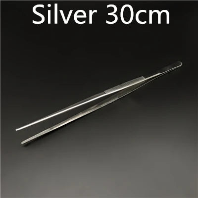 Stainless Steel Kitchen & Bar Tweezer Food Tongs Kitchen Cooking Medical Tweezer Copper/Gold/Black Plated