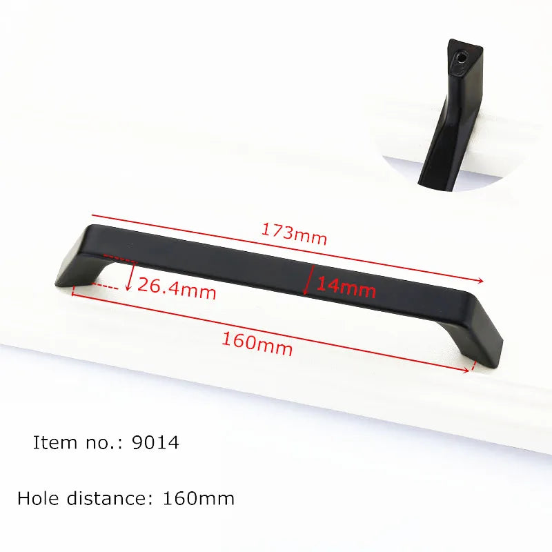 Black Handles for Furniture Cabinet Knobs and Handles Kitchen Handles Drawer Knobs Cabinet Pulls Cupboard Handles Knobs
