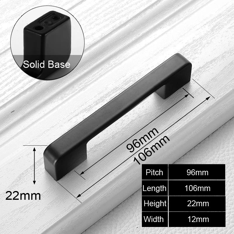 Black Handles for Furniture Cabinet Knobs And Handles Kitchen Handles Drawer Knobs Cabinet Pulls Cupboard Handles Knobs