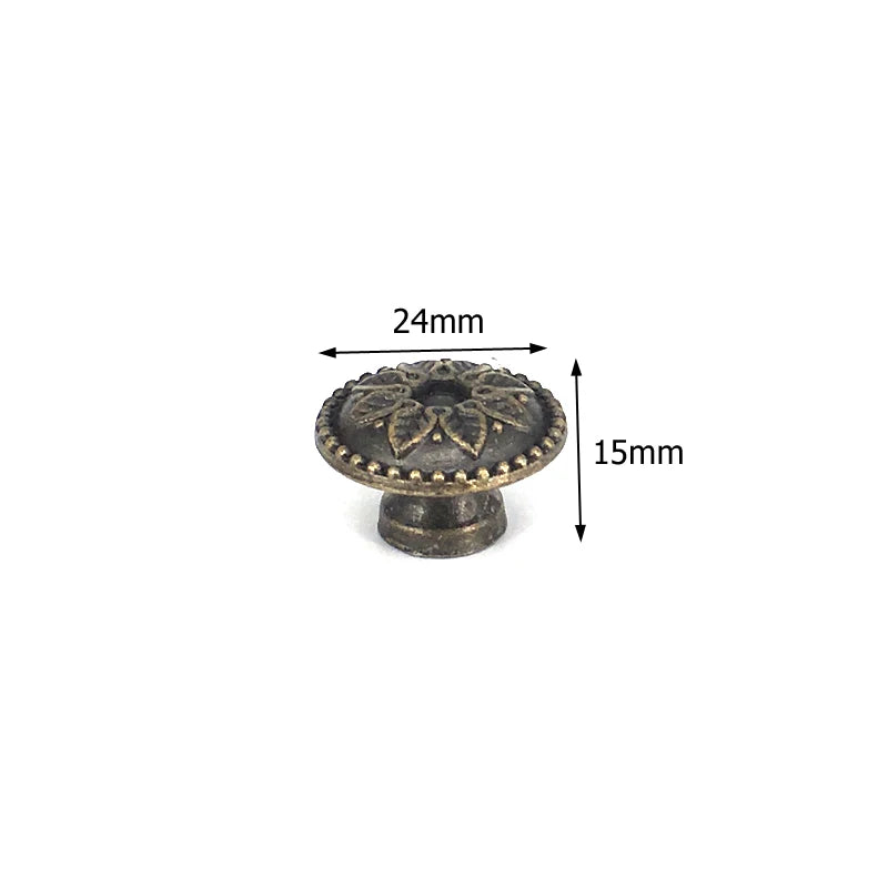 1x  Antique Bronze kitchen cabinet drawer knobs dresser cupboard wardrobe furniture Pulls Handle Wooden Box Jewelry Box knobs