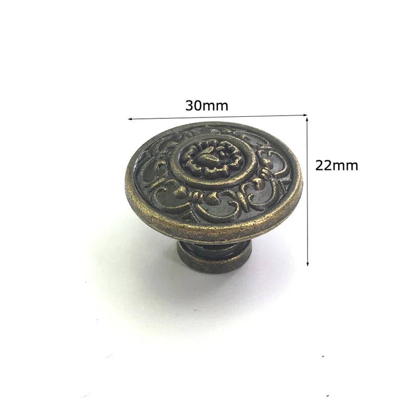 1x  Antique Bronze kitchen cabinet drawer knobs dresser cupboard wardrobe furniture Pulls Handle Wooden Box Jewelry Box knobs