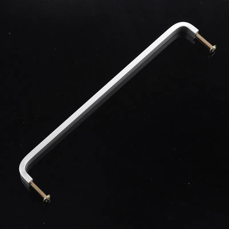 Modern Wardrobe Handle Solid/Hollow Space Aluminum handle Kitchen Furniture pulls drawer handle 64mm/96mm/128mm/160mm/192mm