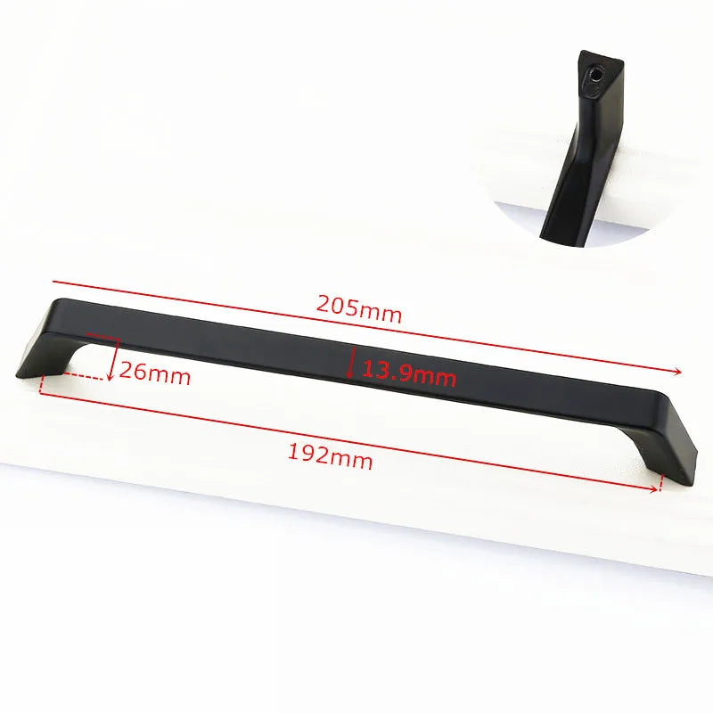 Black Handles for Furniture Cabinet Knobs and Handles Kitchen Handles Drawer Knobs Cabinet Pulls Cupboard Handles Knobs