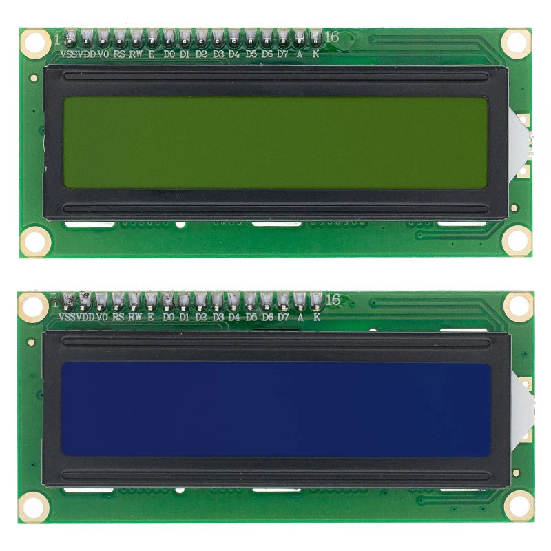 LCD1602 I2C Display Module Blue Green Screen 5V PCF8574 IIC Adapter Llate for Arduino