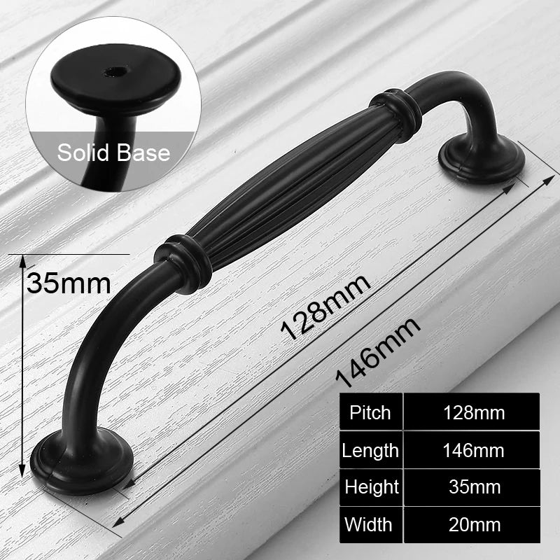 Black Handles for Furniture Cabinet Knobs And Handles Kitchen Handles Drawer Knobs Cabinet Pulls Cupboard Handles Knobs