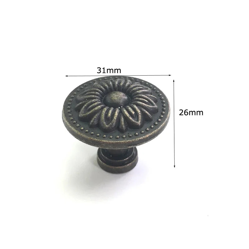 1x  Antique Bronze kitchen cabinet drawer knobs dresser cupboard wardrobe furniture Pulls Handle Wooden Box Jewelry Box knobs