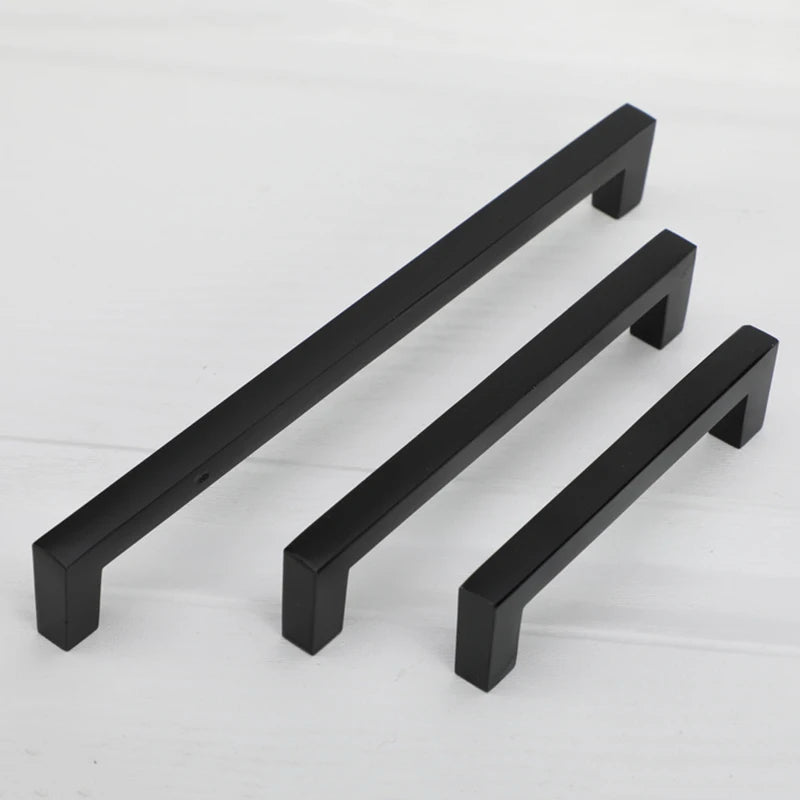 NAIERDI Aluminum Alloy Kitchen Door Handles Cabinet Handles Drawer Knobs Wardrobe Door Handles Brushed Modern Style Hardware
