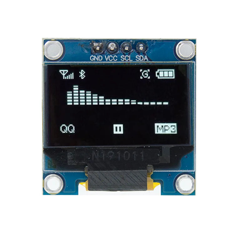 0.96 inch IIC Serial 4pin White/Blue/Yellow Blue/Yellow OLED Display Module 128X64 12864 LCD Screen Board for arduino oled