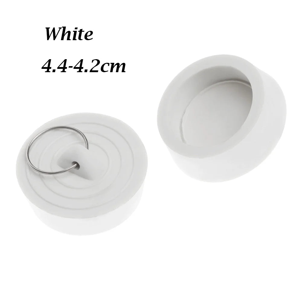 1PC Rubber Kitchen Bath Tub Sink Water Stopper Durable Floor Round Drain Plug Sink Bathtub Drainage Stopper Leakage-proof Plug