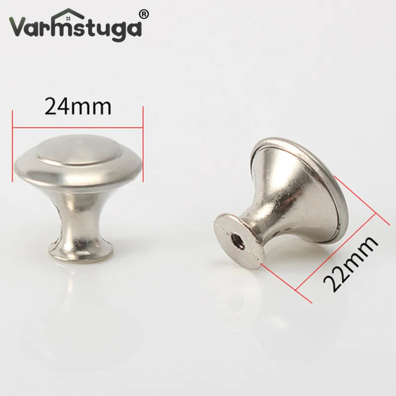 VARMSTUGA Cabinet Handles Knobs Aluminum Alloy Door Kitchen Knobs Brushed Cabinet Pulls Drawer Modern Furniture Handle Hardware