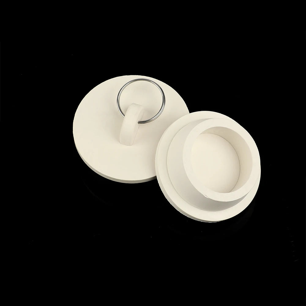 1PC Rubber Kitchen Bath Tub Sink Water Stopper Durable Floor Round Drain Plug Sink Bathtub Drainage Stopper Leakage-proof Plug