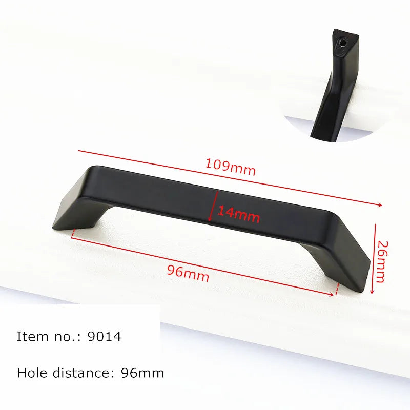 Black Handles for Furniture Cabinet Knobs and Handles Kitchen Handles Drawer Knobs Cabinet Pulls Cupboard Handles Knobs