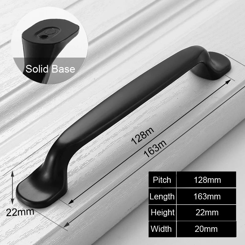 Black Handles for Furniture Cabinet Knobs And Handles Kitchen Handles Drawer Knobs Cabinet Pulls Cupboard Handles Knobs