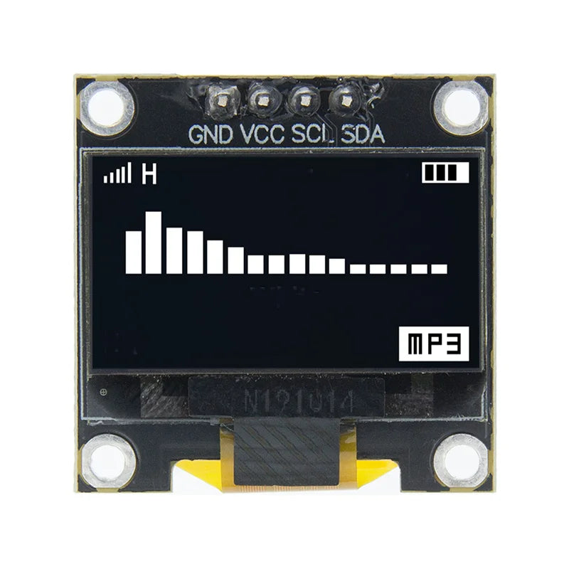 0.96 inch IIC Serial 4pin White/Blue/Yellow Blue/Yellow OLED Display Module 128X64 12864 LCD Screen Board for arduino oled