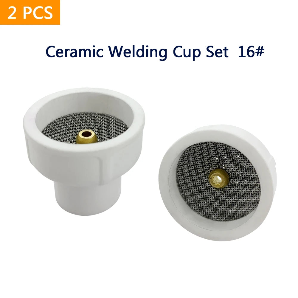 10# 12# 14# 16# 24# White Ceramic Nozzle Alumina Cup For WP9/20/17/18/26 Tig Welding Torch #10 Ceramic White TIG Welding Cup