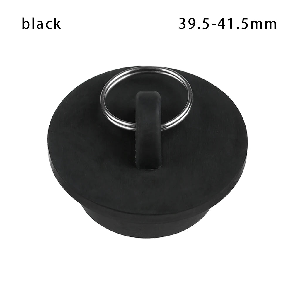 1PC Rubber Kitchen Bath Tub Sink Water Stopper Durable Floor Round Drain Plug Sink Bathtub Drainage Stopper Leakage-proof Plug