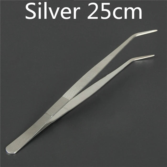 Stainless Steel Kitchen & Bar Tweezer Food Tongs Kitchen Cooking Medical Tweezer Copper/Gold/Black Plated