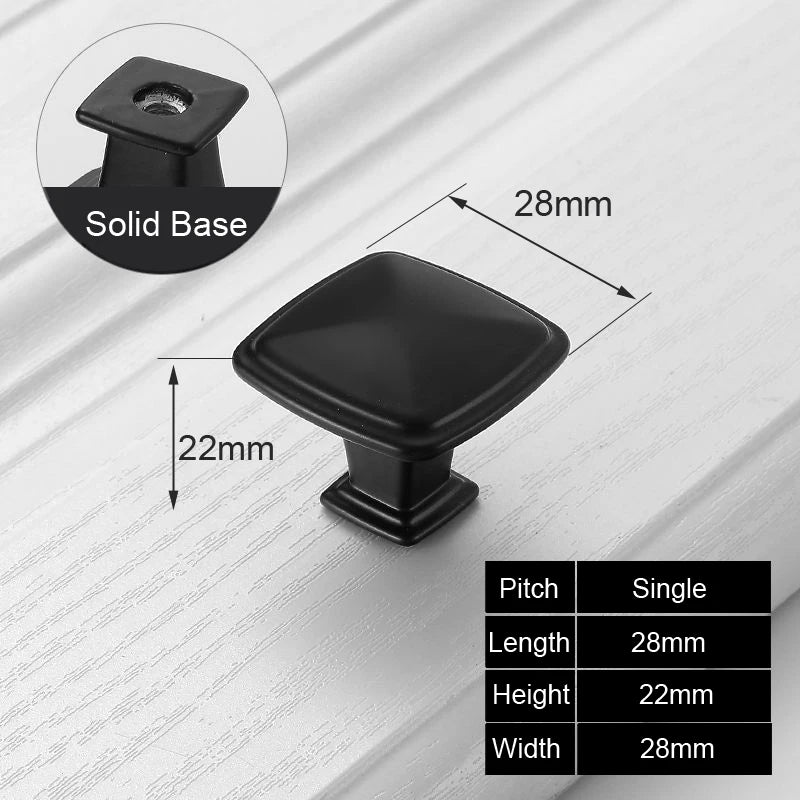 Black Handles for Furniture Cabinet Knobs And Handles Kitchen Handles Drawer Knobs Cabinet Pulls Cupboard Handles Knobs