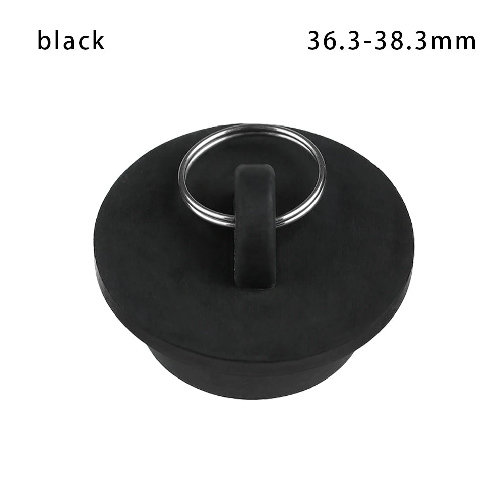 1PC Rubber Kitchen Bath Tub Sink Water Stopper Durable Floor Round Drain Plug Sink Bathtub Drainage Stopper Leakage-proof Plug