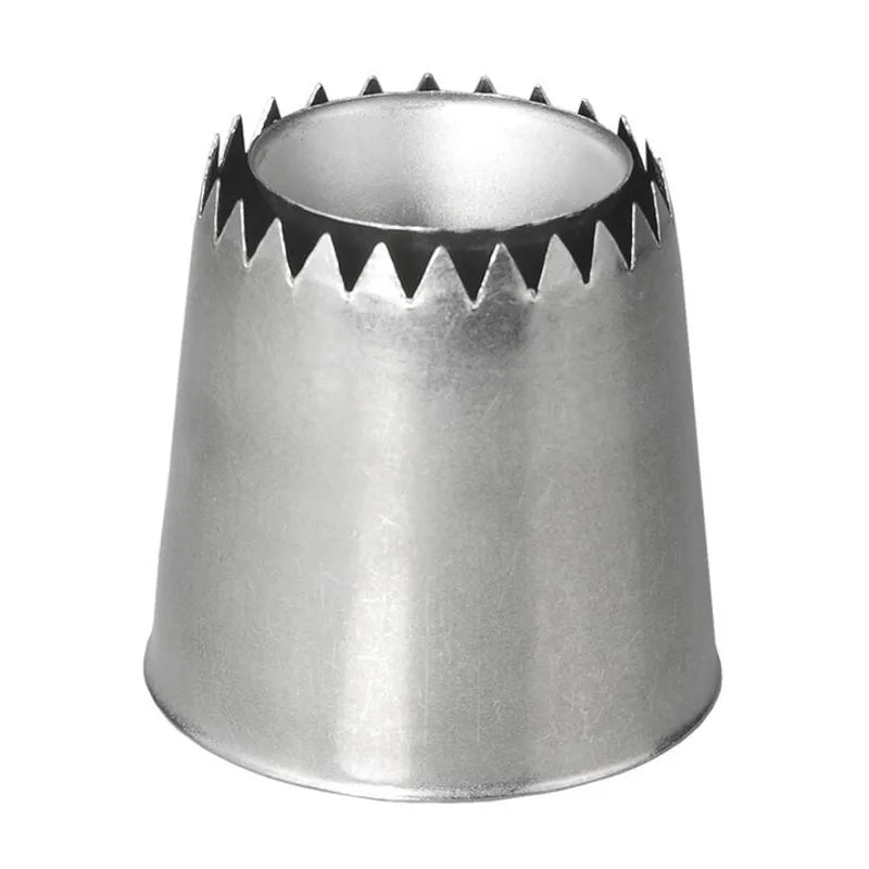 2 Sizes Diy Nozzle Stainless Steel Dessert Cake Decorating Tips Kitchen Accessories Cookie Bis Icing Piping Cream Pastry Bag