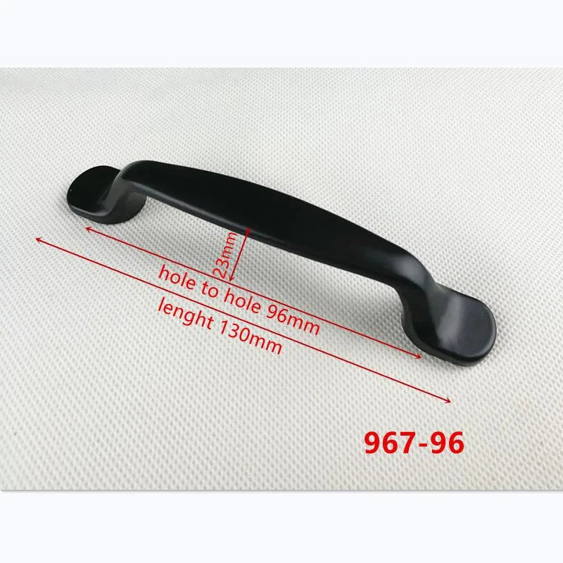 Hole Spacing 96mm Zinc Alloy Black Cabinet Handles American Style Kitchen Door Pulls Drawer Knobs Furniture Handle