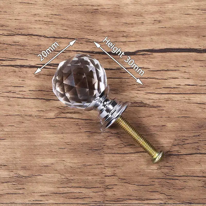 KAK Fashion Crystal Cabinet Knobs and Handles Colorful Crystal Dresser Drawer Knobs Kitchen Handles Furniture Handle Hardware
