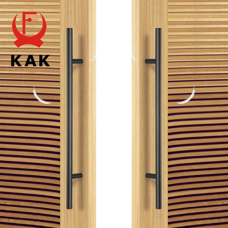 KAK 2" ~ 24" Kitchen Door T Bar Pull Straight Handle Knobs Cabinet Pull Diameter 10mm Stainless Steel Handles Furniture Hardware