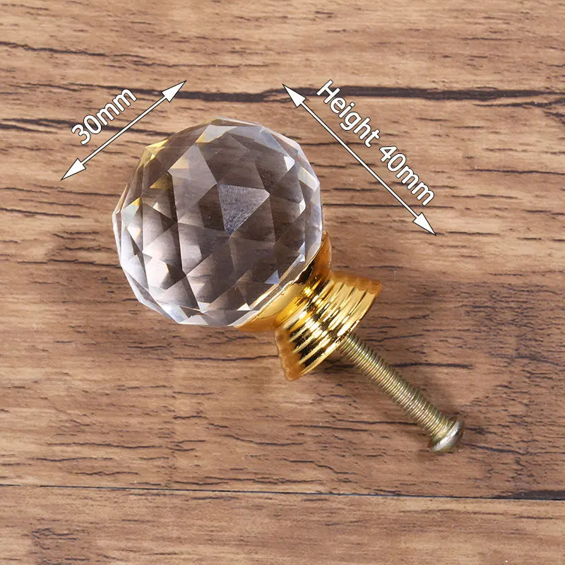 KAK Fashion Crystal Cabinet Knobs and Handles Colorful Crystal Dresser Drawer Knobs Kitchen Handles Furniture Handle Hardware