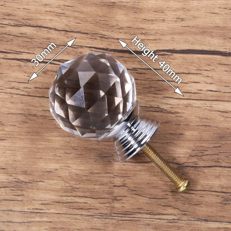 KAK Fashion Crystal Cabinet Knobs and Handles Colorful Crystal Dresser Drawer Knobs Kitchen Handles Furniture Handle Hardware